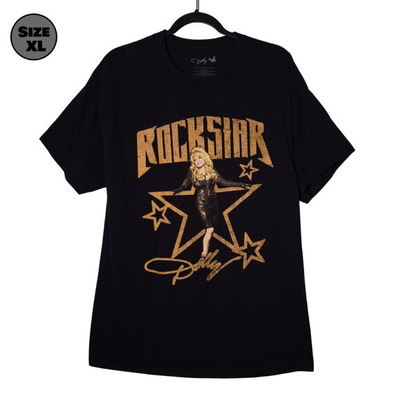Dolly Parton: Rockstar USED Shirt (XL, Black, Rock, Country) - Picture 1 of 7